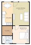 One Bedroom One Bath